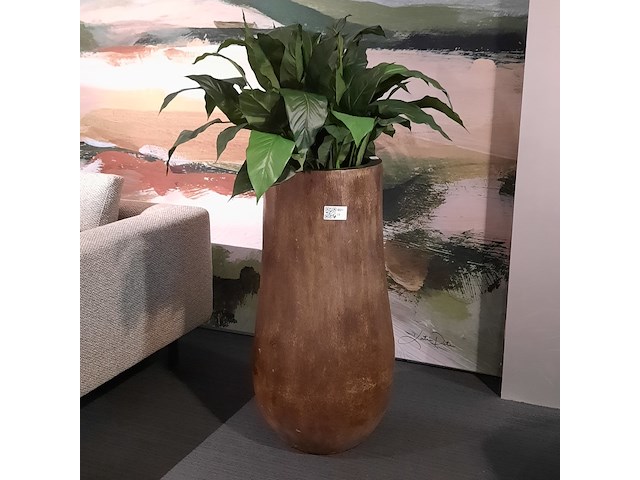 Kunstplant in pot colours&green, spathiphyllum - afbeelding 1 van  4
