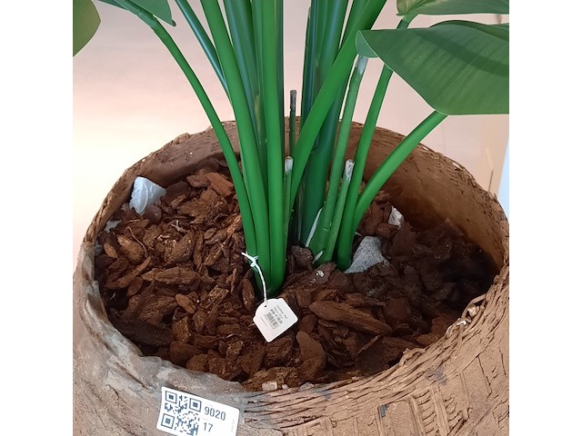 Kunstplant in pot colours&green, strelizia - afbeelding 6 van  6