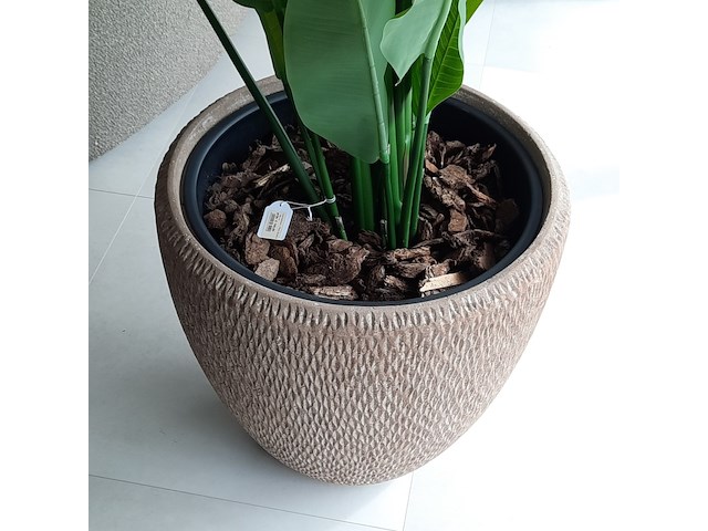 Kunstplant in pot colours&green, strelizia - afbeelding 7 van  7