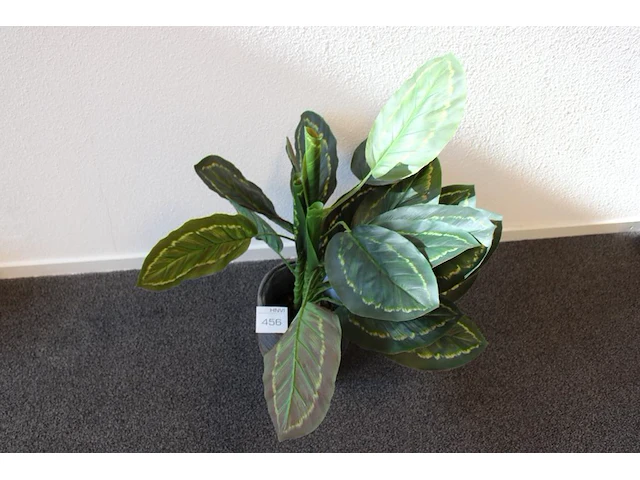 Kunstplant in pot, hoogte 80 cm. - afbeelding 1 van  2