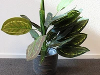 Kunstplant in pot, hoogte 80 cm. - afbeelding 2 van  2