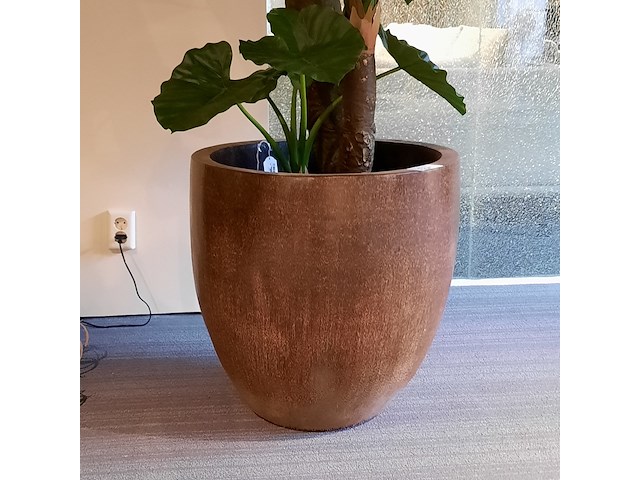 Kunstplant in pot magazijn breit/colours&green, unica - afbeelding 4 van  5
