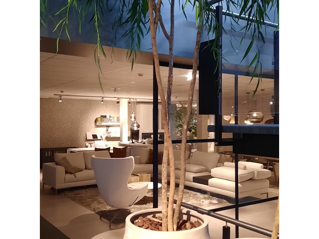 Kunstplant in pot, peach - afbeelding 3 van  5