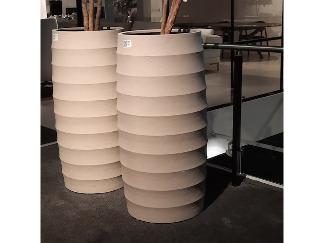 Kunstplant in pot, peach - afbeelding 4 van  5