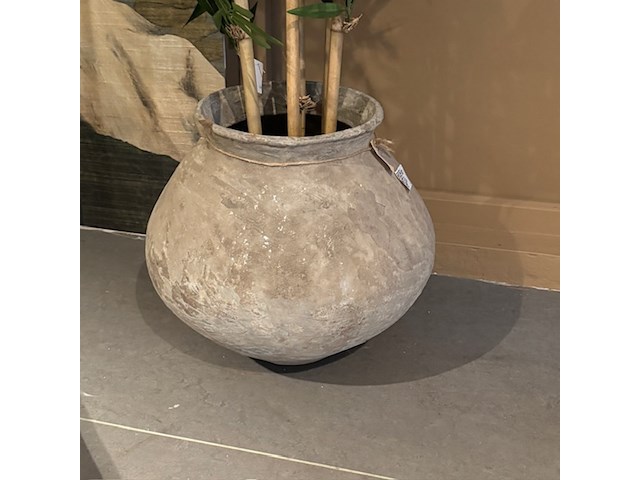 Kunstplant in pot, raw interiors/colours&green, new bamboo - afbeelding 3 van  4