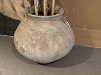 Kunstplant in pot, raw interiors/colours&green, new bamboo - afbeelding 3 van  4