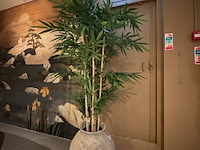 Kunstplant in pot, raw interiors/colours&green, new bamboo - afbeelding 4 van  4
