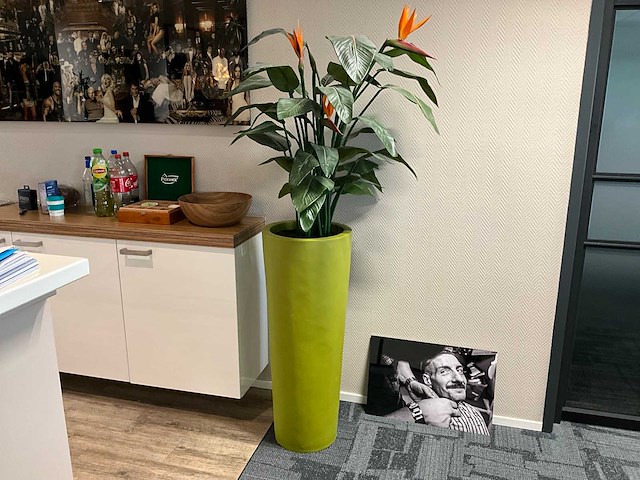 (kunst)plant met pot (10x) - afbeelding 2 van  5