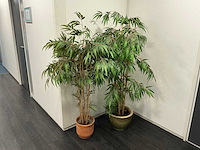 Kunstplant met pot (2x) - afbeelding 1 van  3