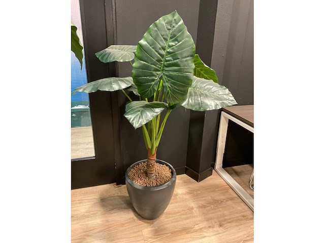 Kunstplant met pot (2x) - afbeelding 3 van  4