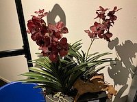 Kunstplant met pot (2x) - afbeelding 3 van  4
