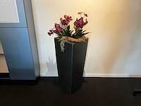 Kunstplant met pot (2x) - afbeelding 1 van  4