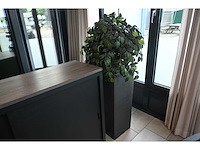 Kunstplant met pot (2x) - afbeelding 1 van  2