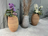 Kunstplant met pot (3x) - afbeelding 2 van  7