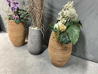 Kunstplant met pot (3x) - afbeelding 3 van  7
