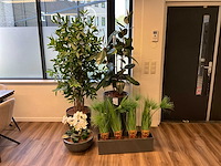 (kunst)plant met pot (4x) - afbeelding 2 van  5