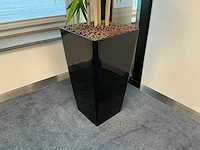 Kunstplant met pot bamboe (2x) - afbeelding 3 van  3