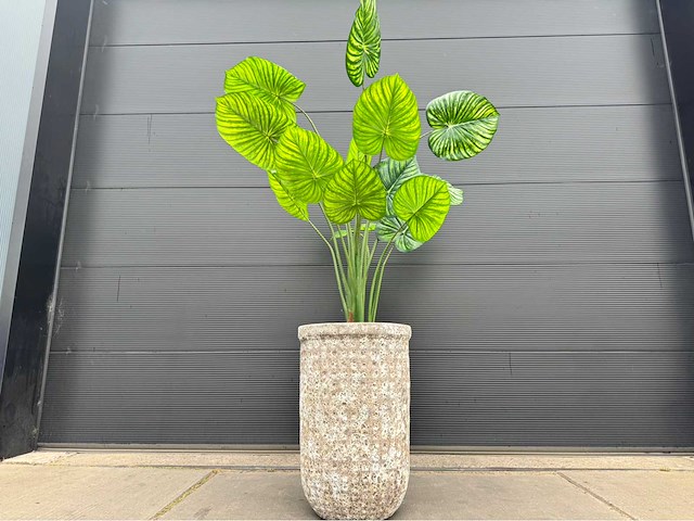 Kunstplant met pot - afbeelding 5 van  6