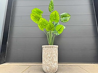 Kunstplant met pot - afbeelding 5 van  6