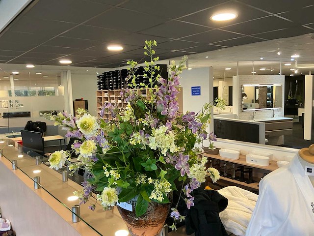 Kunstplant met pot - afbeelding 3 van  4