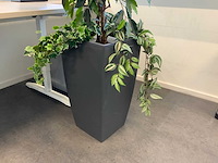 Kunstplant met pot - afbeelding 3 van  4