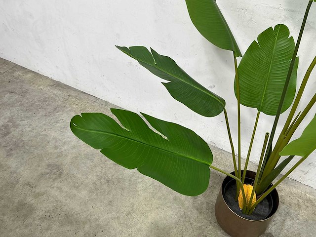 Kunstplant met pot - afbeelding 3 van  3