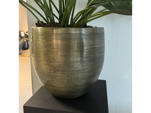 Kunstplant op sokkel colours&green, spathiphyllum - afbeelding 4 van  5