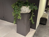Kunstplant op sokkel - afbeelding 1 van  4
