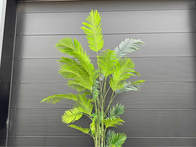 Kunstplant palm met pot - afbeelding 5 van  9