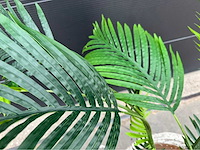 Kunstplant palm met pot - afbeelding 7 van  9
