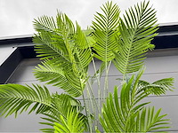 Kunstplant palm met pot - afbeelding 8 van  9