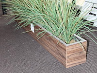 Kunstplanten in bak breedte 114 cm. - afbeelding 2 van  2