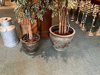 Kunstplanten in pot (2x) - afbeelding 2 van  3