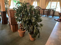 Kunstplanten in pot (2x) - afbeelding 1 van  3