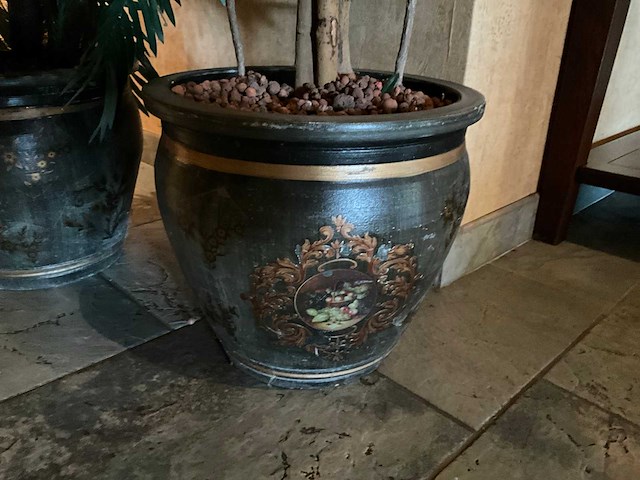 Kunstplanten in pot (2x) - afbeelding 4 van  6