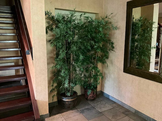 Kunstplanten in pot (2x) - afbeelding 1 van  6