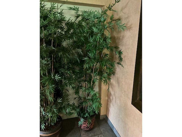 Kunstplanten in pot (2x) - afbeelding 4 van  6