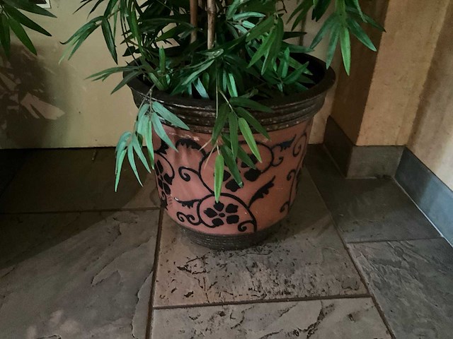 Kunstplanten in pot (2x) - afbeelding 5 van  6