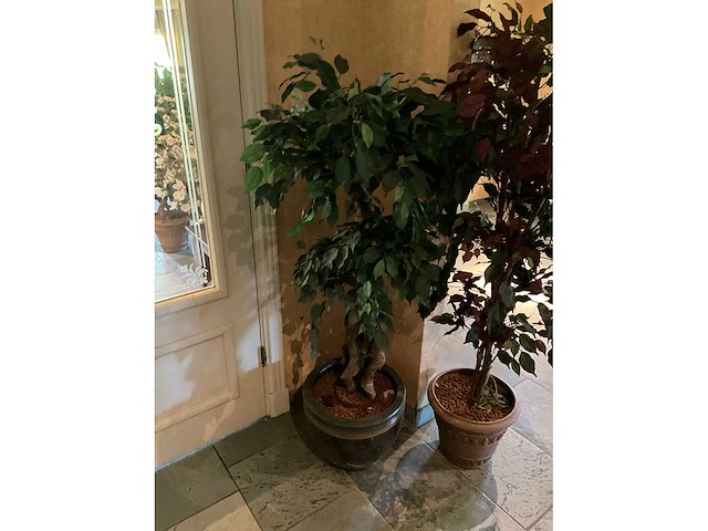 Kunstplanten in pot (2x) - afbeelding 3 van  6