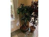 Kunstplanten in pot (2x) - afbeelding 3 van  6