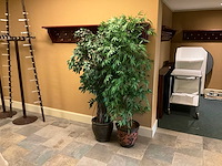 Kunstplanten in pot (2x) - afbeelding 1 van  5