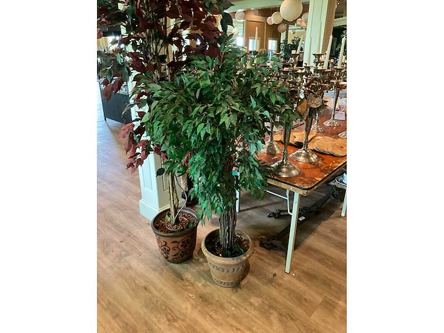 Kunstplanten in pot (2x) - afbeelding 3 van  5