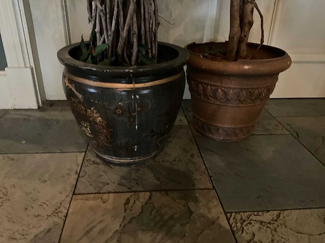 Kunstplanten in pot (2x) - afbeelding 5 van  6