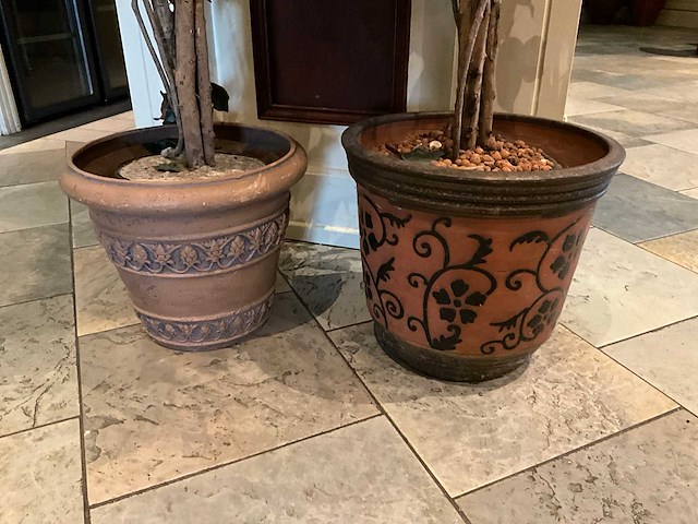 Kunstplanten in pot (2x) - afbeelding 5 van  5