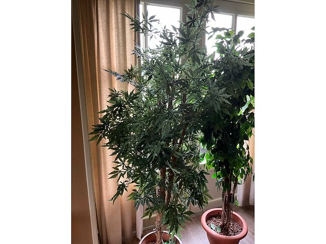 Kunstplanten in pot (2x) - afbeelding 3 van  6