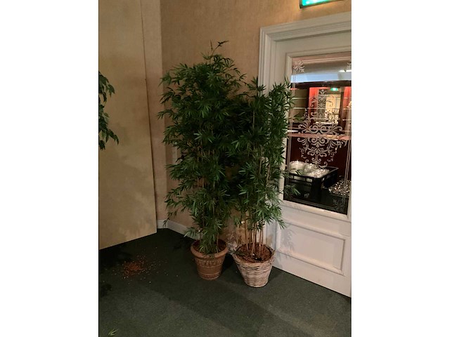 Kunstplanten in pot (2x) - afbeelding 2 van  5