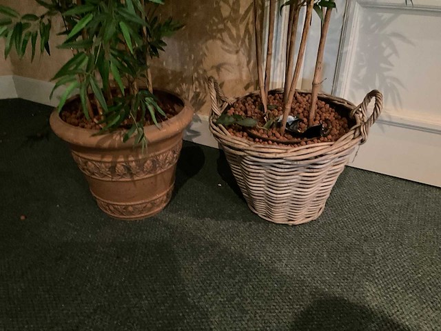 Kunstplanten in pot (2x) - afbeelding 5 van  5