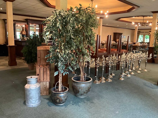 Kunstplanten in pot (2x) - afbeelding 1 van  9