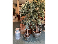 Kunstplanten in pot (2x) - afbeelding 3 van  9