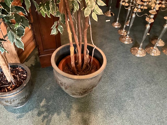 Kunstplanten in pot (2x) - afbeelding 6 van  9